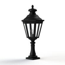 Mit ihren sechs Glaseinsätzen und hochwertigem Aluminiumgehäuse bringt die Louis XIII Nr. 5 Nostalgie und Eleganz in Ihren Außenbereich. E27-Fassung und LED-Kompatibilität runden das Konzept ab.