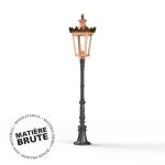 Louvre 08 | Kupfer Mastleuchte – große klassische Außenleuchte mit Patinawirkung von Roger Pradier