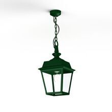 Die klare Verglasung und das Aluminiumgehäuse in verschiedenen Farben machen die Place des Vosges Tradition Nr. 1 zu einer eleganten Beleuchtungslösung für klassische Häuser.