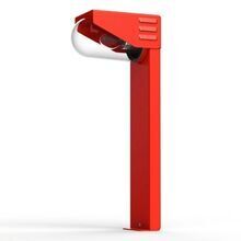 Die RP195 Gartenleuchte setzt durch das klare Zylinderglas und das verkehrsrote Aluminiumgehäuse stilvolle Akzente. Sie bietet eine exklusive Lichtlösung für anspruchsvolle Garten- und Außenprojekte.