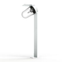 Gefertigt aus hochwertigem, weißem Aluminium, fügt sich die Sherlock Nr. 4 harmonisch in moderne Außenanlagen ein. Verfügbar in 26 Farbvarianten, darunter Velvet Black und Tannengrün. Das Lampenglas ist klar und in Zylinderform.