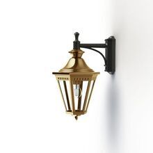 elegante Außenleuchte mit sechseckigem Lampengehäuse was nach unten hängt und sechs Polycarbonat-Scheiben. Ideal für Eingangsbereiche und Terrassen.