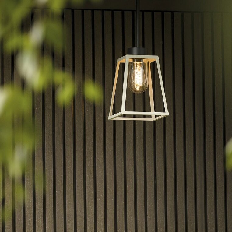 Lampiok Wandleuchte von Roger Pradier in gelbem Aluminium – elegante Außenbeleuchtung mit französischem Design