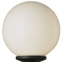 mediterrane Glas-Kugel Ø ca. 300 mm sorgt für harmonische Lichtverteilung an der Hauswand