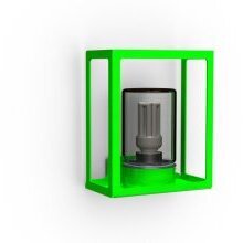 Ob als Deckenleuchte oder Wandleuchte – die Hugy bietet zeitlose Eleganz. Ihr minimalistisches Design wird durch das schützende Zylinderglas ergänzt. Farbe im modernen Grün. Schutzklasse IP65. Hergestellt in Frankreich von Roger Pradier.