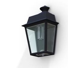 Die flache Wandleuchte Place des Vosges 1 Evolution Nr. 2 ist eine elegante Beleuchtungslösung für stilvolle Hauseingänge und Terrassen.