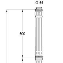 Zubehör Leuchtenmast Salerno Nr. P0230 | für große Gartenleuchten