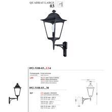 Quadrat medium Nr. 3108-03 mediterrane Wandleuchte von Framon Tradizionale