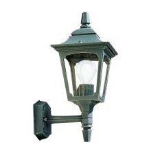 mediterrane Wandleuchte Quadrat piccolo, Nr. 3103-03 von Framon Tradizionale Italien. Aluminium Außenleuchte. Kleine mediterrane Beleuchtung z.B. rechts und links von der Haustür.
h380 x t240mm. Wandplatte h130 x b100mm. E27 Fassung auch für LED Leuchtmittel geeignet.