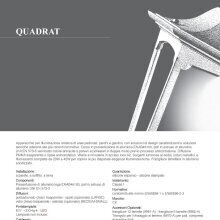 Quadrat medium Nr. 3104-01 mediterrane Deckenleuchte aus Italien von Framon Tradizionale
