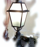 mediterranes Lampen Oberteil für den Garten Surya