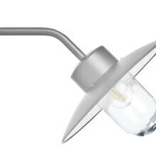 Die E27-Fassung der Belcour Nr. 8 ist LED-kompatibel und ermöglicht energieeffiziente Beleuchtung im Außenbereich.