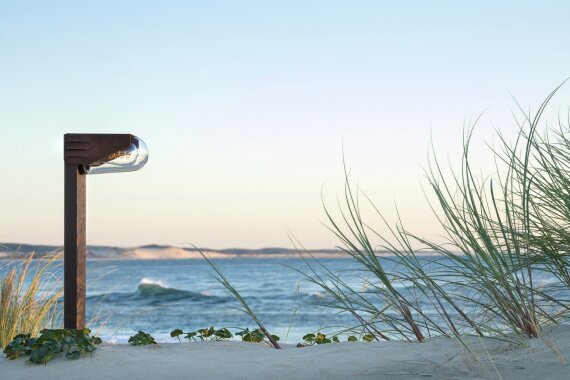 RP195 Nr. 2 in Edelstahl – salzwasserfeste Lichtlösung im Außenbereich