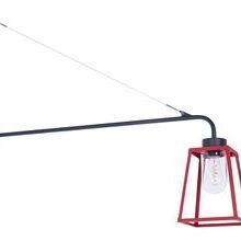 Material: Aluminiumrahmen, optional Kupfer oder Messing
    Glaszylinder: Klar oder satiniert (Opalglas-Optik)
    Maße: Höhe 941 mm x Breite 224 mm x Tiefe 1088 mm
    Leuchtengehäuse: Höhe 317 mm x Breite 224 mm
    Lichtquelle: E27, max. 52W, Lichtausbeute bis zu 2450 lm
    Schutzart: IP65, Schutzklasse II
    Farbauswahl: Über 20 Farben, Auslegerarm in Schwarzgrau RAL 7021 lackiert