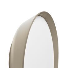 Die Wandlampe Mona gres ist eine exklusive Wandlampe für Außen. Design by Stéphane Joyeux und gebaut von Roger Pradier Outdoor Lighting Saint Maur, Frankreich.H 347 x W 347 x D 108mm. Wand- oder Deckenmontage. IP65, IK10, Class 2. Material: Aluminium. Glas: Poycarbonat opal. 2Gx13 FLC 22W (Standard). LED 35W - 3000K warm white - triac dimmable. 
LED Module. LED 35W - 4500K neutral white - triac dimmable LED module.