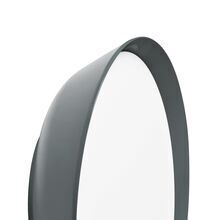 Die Wandlampe Mona gris ist eine exklusive Wandlampe für Außen. Design by Stéphane Joyeux und gebaut von Roger Pradier Outdoor Lighting Saint Maur, Frankreich.H 347 x W 347 x D 108mm. Wand- oder Deckenmontage. IP65, IK10, Class 2. Material: Aluminium. Glas: Poycarbonat opal. 2Gx13 FLC 22W (Standard). LED 35W - 3000K warm white - triac dimmable. 
LED Module. LED 35W - 4500K neutral white - triac dimmable LED module.