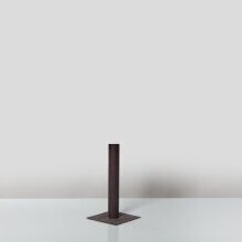 Lampenmast Nr. 82854 mit viereckiger Grundplatte, 40 cm – Exklusive Handarbeit von LumArt.