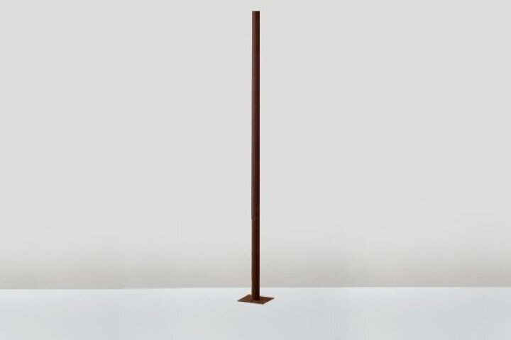 historischer Lampenmast Nr. 82857 auf quadratischer Grundplatte, h 180cm von LumArt.