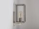Veredeltes Metall mit seidiger Anmutung
Außenleuchte mit Brushed Nickel Finish bei Tageslicht