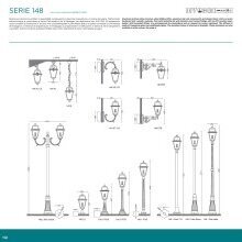 Gartenleuchte GL148.2.215 Palo Ischia | Exklusive Mediterrane Außenleuchte