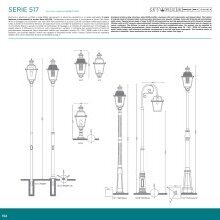 Deckenleuchte GL517.TF | mediterrane Außenleuchte von GardenLuce