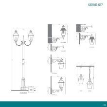 Deckenleuchte GL517.TF | mediterrane Außenleuchte von GardenLuce