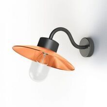 Die Belcour Nr. 1 Kupferdeckel-Wandleuchte vereint klassisches Design mit hochwertigen Materialien.