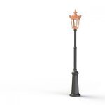 Louvre 09 | Kupfer Mastleuchte – klassische Parkleuchte mit maximaler Präsenz von Roger Pradier