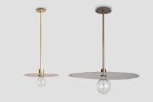 Carnaby Nr. 431 moderne Deckenleuchte aus Messing oder Zink für innen von LumArt