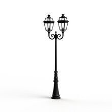 Roger Pradier bringt mit der Louis Philippe 3 Nr. 7 eine klassische Gartenleuchte mit zwei viereckigen Laternen und 8 klaren Glasscheiben auf den Markt. Perfekt für Gärten und Parks, verbindet sie französisches Design mit hoher Funktionalität.