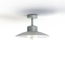 Die Aubanne Nr. 2 ist eine moderne Deckenleuchte mit einem schlichten Design. Ihr Aluminiumgehäuse in verschiedenen Farben passt perfekt zu klassischen Häusern und sorgt für eine harmonische Beleuchtung.